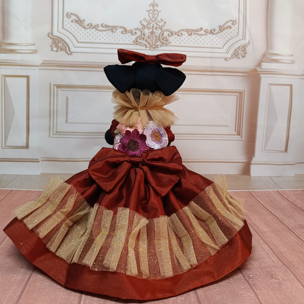🍂🤎✨ Vestido Bronce de Otoño ✨🤎🍂