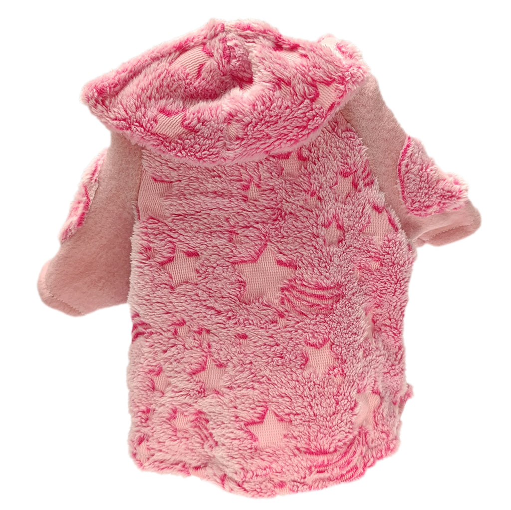 Sudadera calientita estrella rosa