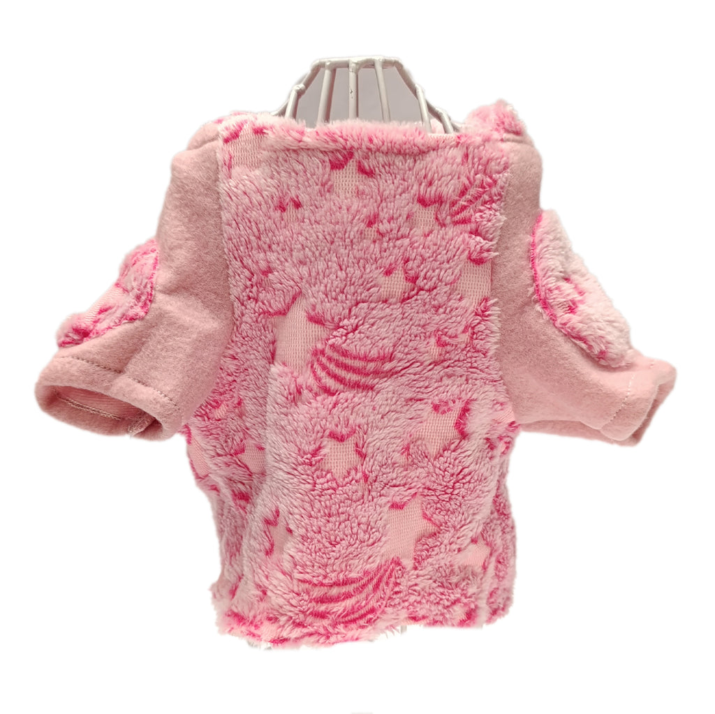 Sudadera calientita estrella rosa