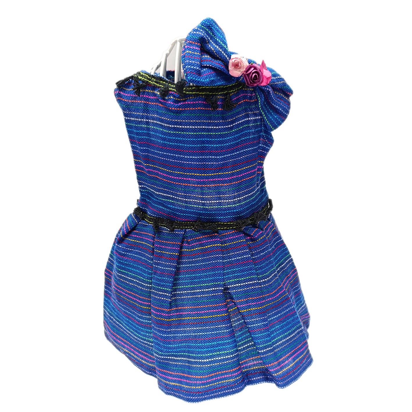Vestido mexicano azul tradicional