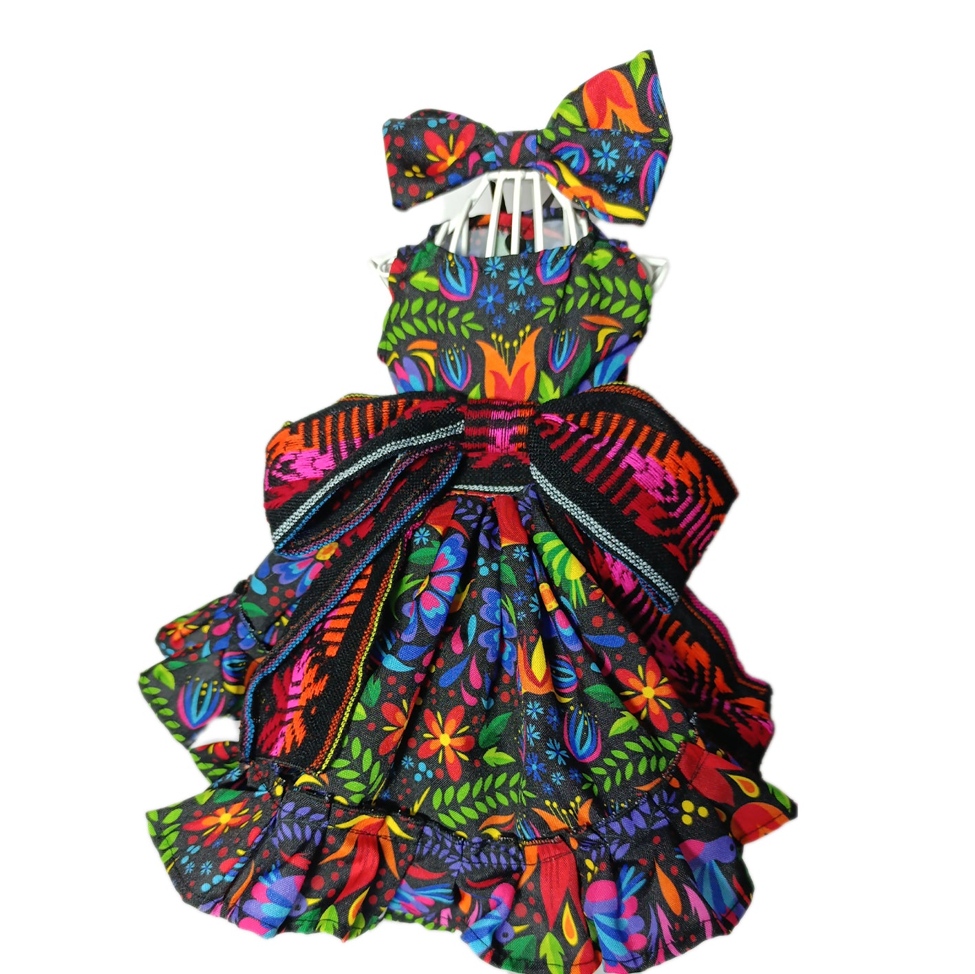 Vestido alegríjes negro