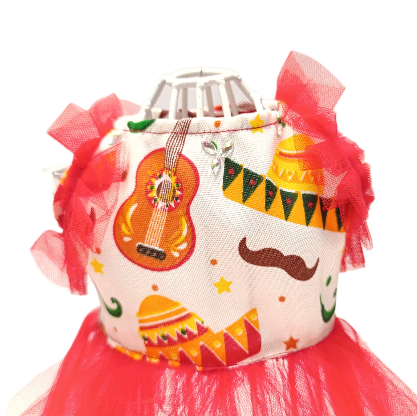 Vestido mexicano tutu sombreros