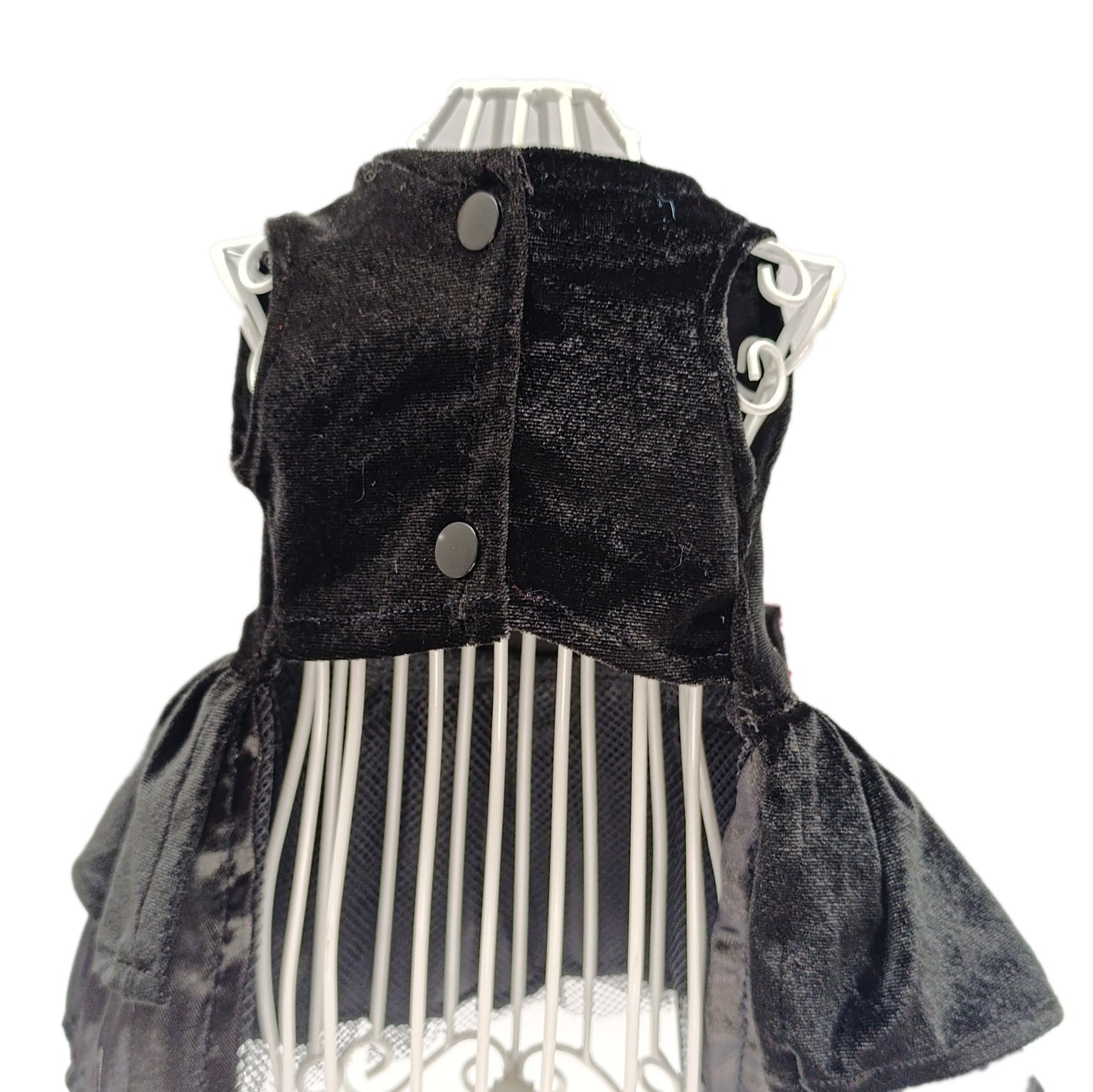 Vestido elegante terciopelo negro