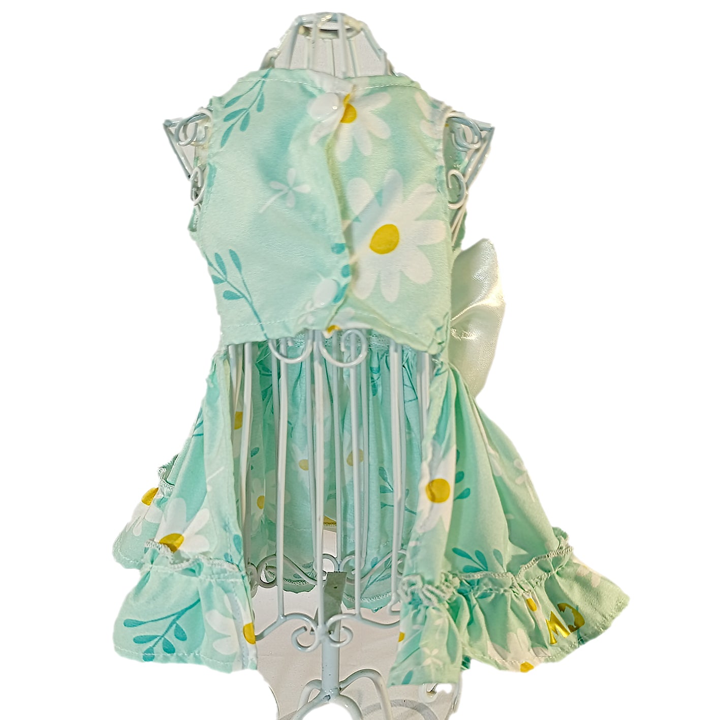 Vestido Margaritas aqua