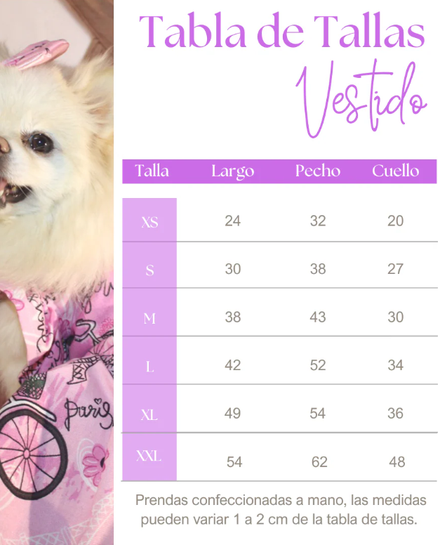 Vestido cupcakes