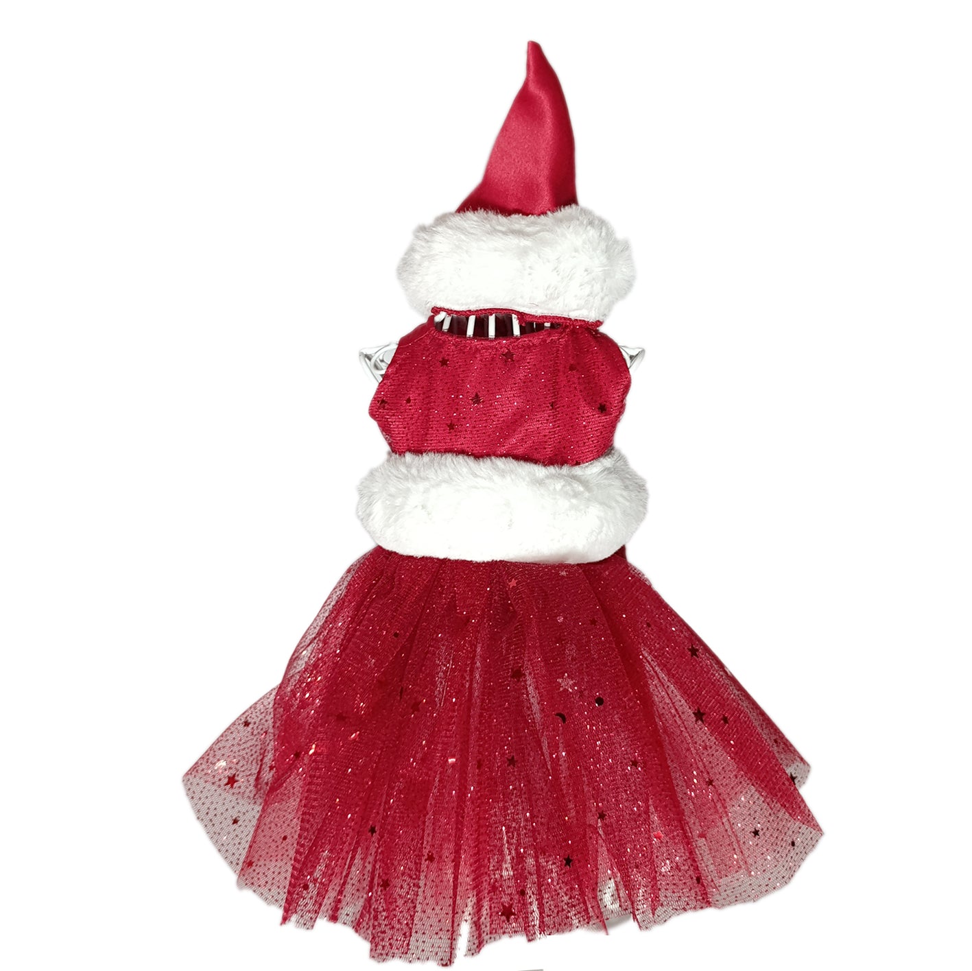Vestido Delux elegante tutu rojo
