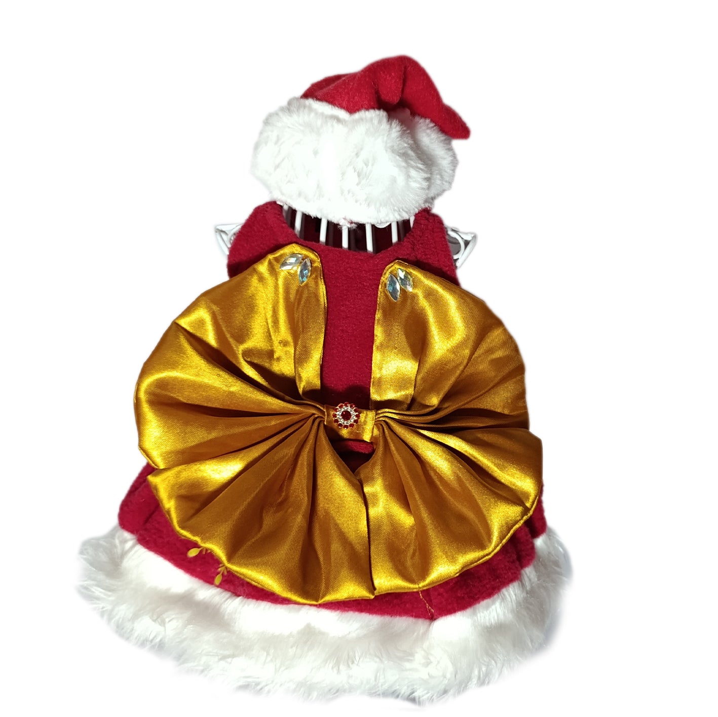 Vestido deluxe de Señora Claus en polar