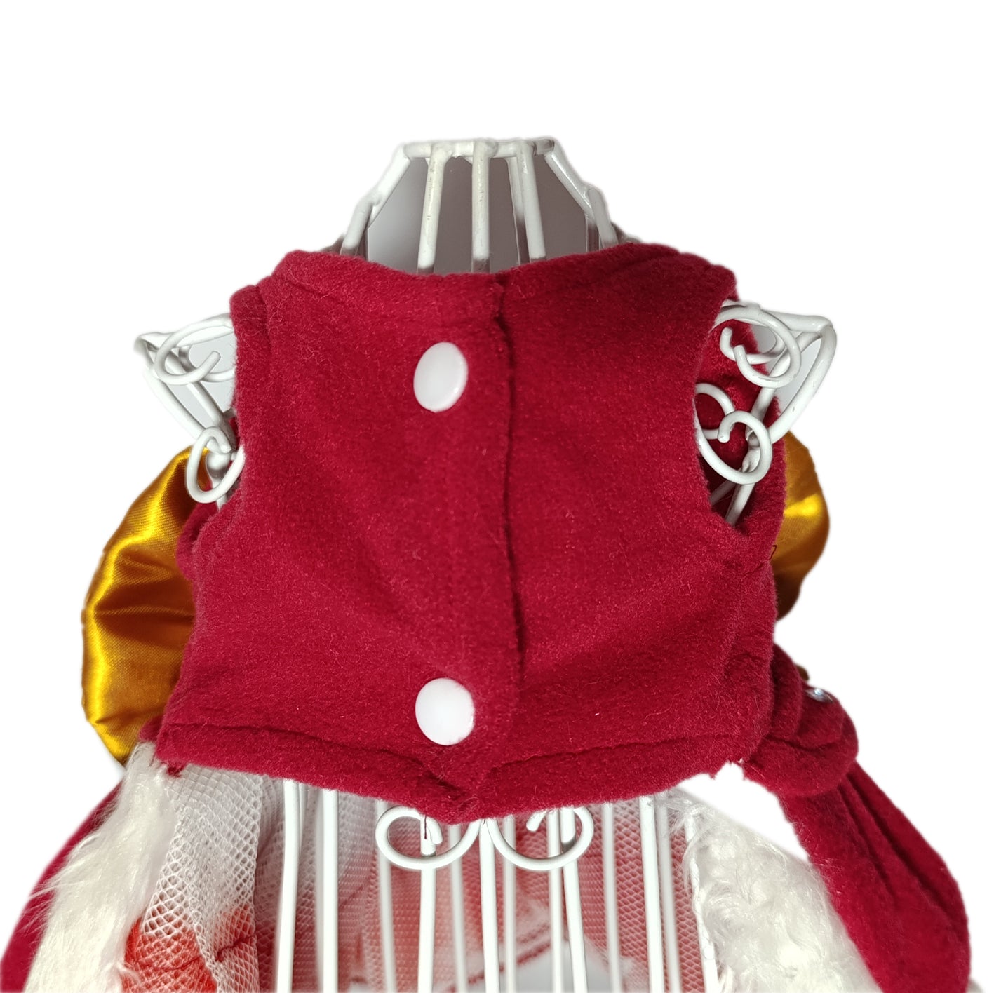 Vestido deluxe de Señora Claus en polar